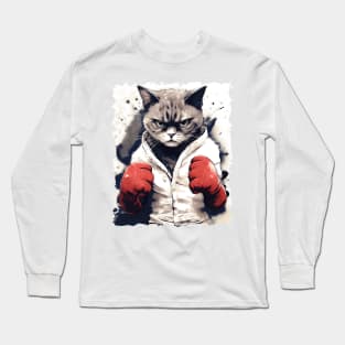 Boxer Cat Long Sleeve T-Shirt